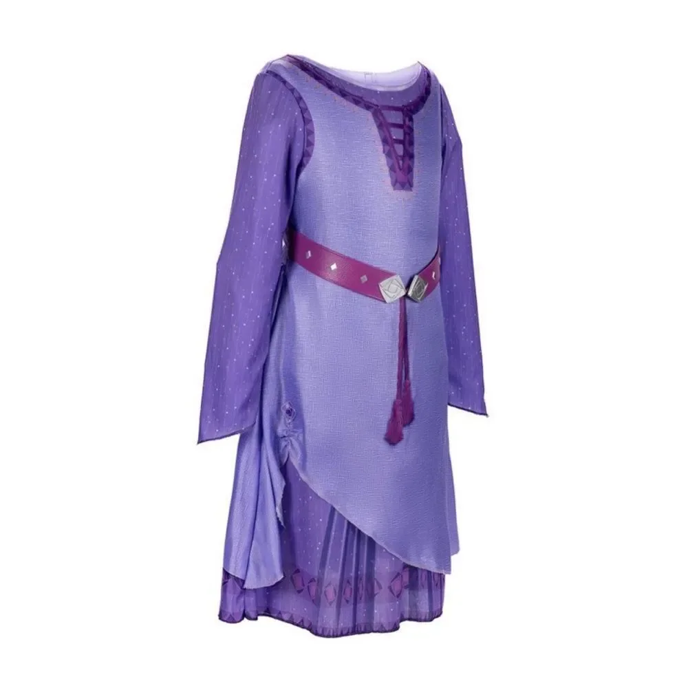 DISNEY WISHES Asha‎ Princess Dress Robe Purple costume 4-6x NWOT - Picture 5 of 5
